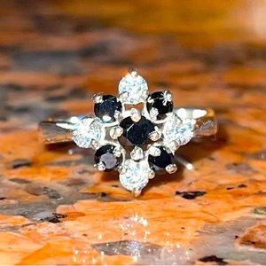 Solid Sterling Silver 925 CZ Ring Lot